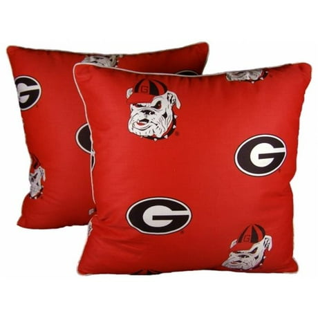 College Covers GEODPPR Georgia 16 x 16 Decorative Pillow Set