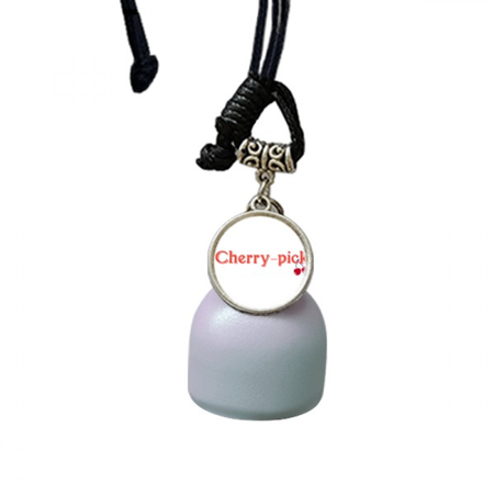 Interesting Catchword Cherry Pick Wind Chimes Bell Car Pendant