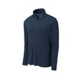 thumbnail image 3 of Sport Tek Adult Male Men Heather Long Sleeves Pullover Dark Royal Hth 2X-Large, 3 of 4