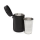 thumbnail image 1 of Bewildely Taza de viaje de acero inoxidable de 4 piezas, portátil, reutilizable, para acampar, jugo, bebida, botella de agua, accesorios con Utensilios de cocina Pequeño, 1 of 6