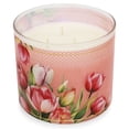 thumbnail image 4 of Mainstays 3-Wick Candle Pink Apple Peony Fragrance, 13-Ounce, 4 of 5