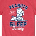 thumbnail image 3 of Peanuts - Peanuts Sleep Society - Toddler & Youth Short Sleeve Graphic T-Shirt, 3 of 6