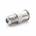 thumbnail image 3 of OLIVE- 4X F-Type Male To Female Quick-Push-On Adapter Coaxial Cable Connector Nickel, 3 of 6