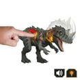 thumbnail image 4 of Jurassic World Wild Roar Ceratosaurus Dinosaur Action Figure Toy, Attack, Light & Sound, Scan Code, 4 of 5