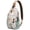 Fairy, variant on Tropical Banana Pattern Travel Sling Backpack, Lightweight and Durable Crossbody Bag with Cute Kawaii Yellow Fruit Print and Funny Cartoon Design