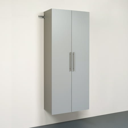 Prepac 4-Shelf Large Storage Cabinet, Gray