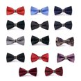 thumbnail image 3 of CSChome Men Jacquard Bow Tie Men Tie - Formal Business Decor Exquisite Satin Smooth Solid Color, 3 of 7