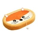 thumbnail image 4 of Rascador ovalado para gatos, juguete de entrenamiento para gatos, rascador de cartón para gatos. Firefox amarillo, 4 of 9