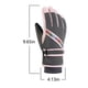 thumbnail image 5 of Sonducket 1 par de guantes de esquí para mujer, impermeables, térmicos, reflectantes, con pantalla táctil, para motocicleta, para montar en bicicleta, guantes y mitones Verde Sonducket AP013171-01, 5 of 6