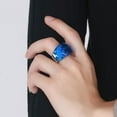 thumbnail image 4 of Sonducket Anillo Cristal Moda Personalizar Presente Anillos de dedo Giratorio Joyería femenina Lucency Aniversarios de moda Navidad Ropa, zapatos y accesorios Miscelánea Sonducket AP014921-01, 4 of 6