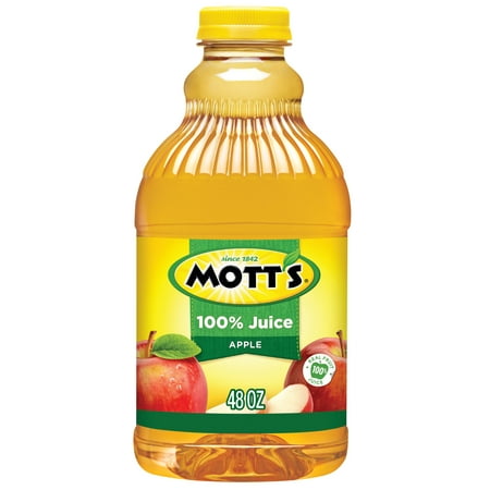 Mott's 100% Juice Original Apple Juice, 48 fl oz, Bottle
