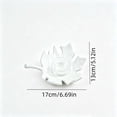 thumbnail image 3 of MMJ Maple Leaf Shaped Candle Holder Ceramic European Style 6.69in Tabletop Aromatherapy Tray Fall Thanksgiving Decor, 3 of 6