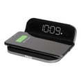 iHome iW18 Wireless Charger with Alarm Clock, USB Charging Port