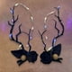 thumbnail image 5 of Decoraciones de Halloween, adornos de Halloween, regalos de Halloween, pinza para el pelo de Halloween, flor de calabaza con calavera de Halloween con luz, pequeño regalo, tocados y pinzas, 5 of 6