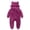 Hot Pink, variant on Toddler Snowsuit Infant Snowsuit Heavyweight Quilted Bodysuit Outerwear Jumpsuit Coveralls for Baby Boys Girls 6 12 Months (Brown,6-12 Months)