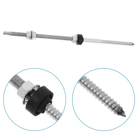 ETEREAUTY heavy duty gate hinge Hanger Bolts Stainless Steel for Outdoor Installation 1Set