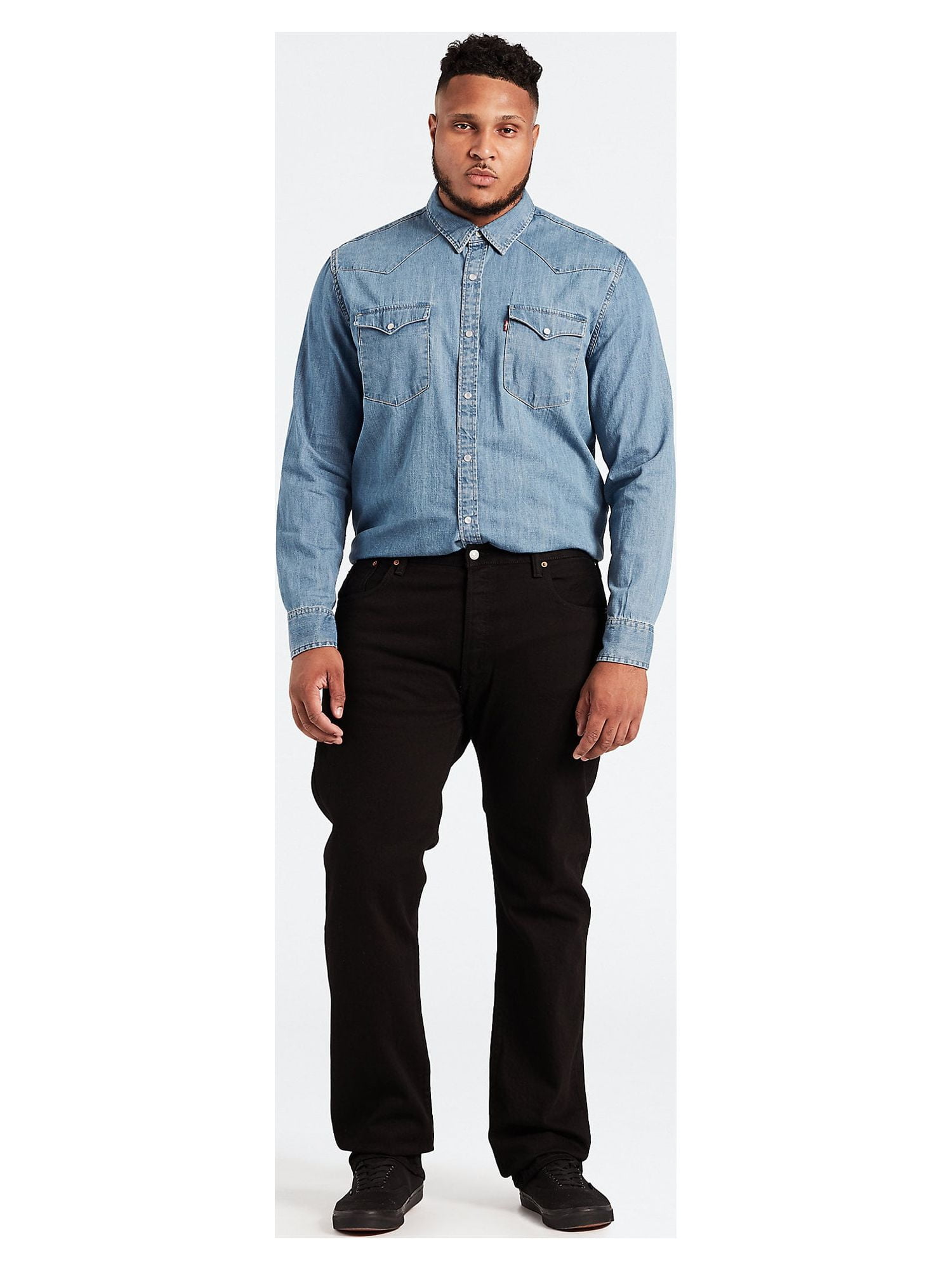 Levi's Men's Big \u0026 Tall 501 Original Fit Jeans - Walmart.com