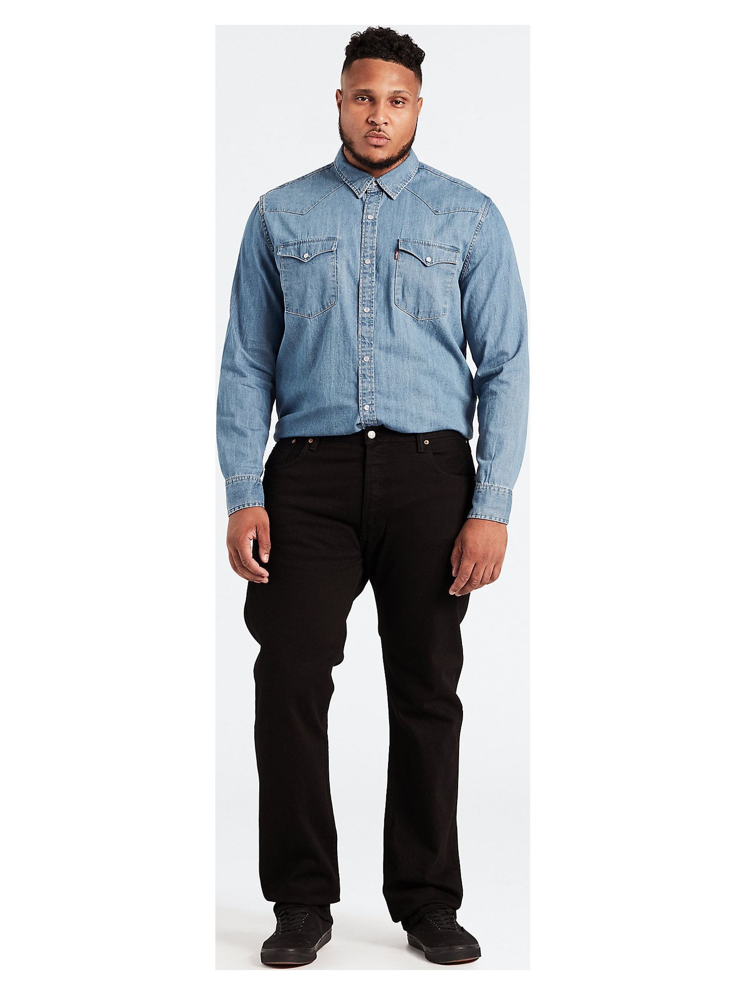 Levi's Men's Big & Tall 501 Original Fit Jeans - image 5 of 8