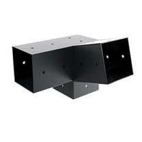 Slanted Roof Pergola Brackets Wall Mount with Hardware for 4X4 Inch Porch Gazebo