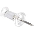 thumbnail image 2 of XmhyTop Push Pins Tacks, Clear Plastic Head, Steel Point, 200-Pack, 2 of 3