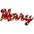 thumbnail image 5 of Northlight Lighted "Merry" Christmas Decoration - 20.5", 5 of 8