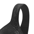 thumbnail image 3 of Bras for Women Front Closure Full Coverage Snap Closing Bra Push Up No Underwire Bras With Support Black 46, 3 of 4