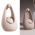 thumbnail image 3 of Decoración decorativa del estante de estatua del ornamento de escultura Beige_C Zulema Escultura abstracta, 3 of 8