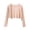 *Pink, variant on VBVC Women's Cropped Long Sleeve Open Front Cardigan,Lightweight Knit Shrug Bolero Cover Up For Women,Ladies' Casual Summer Layering Top,Beige,Free Size
