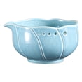 thumbnail image 1 of Rallador de de cerámica, cuenco para pasta de , utensilio de cocina decorativo y fácil de usar, herramienta de cocina para restaurantes de con Azul, 1 of 6