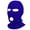 Blue, variant on Winter Ski Mask Cap 3 Hole Knitted Face Mask Balaclava Hat Warm Outdoor,Red