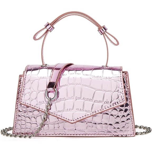 Kukuzhu Hobo Bag for Women PU Leather Crossbody Shoulder Bag Handbag Stone Pattern Purse Small Totes with Chain