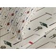 thumbnail image 4 of Ambesonne Golf Quilted Bedspread Set 3 Pcs, Club and Ball Sport Themed, Queen Size, Multicolor, 4 of 5