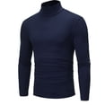 thumbnail image 1 of Pull Col Montant en Coton pour Hommes Gris Clair 3TG, 1 of 4