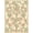 Green Terracotta Cream, Pattern 3, variant on Design&I 5'x7' Washable Area Rug Flatweave & Daily Traffic Ready Plant Vintage Abstract Botanical Boho Scroll Motif Southwestern for Guest Room, Lounge, Apartment