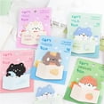 thumbnail image 7 of BAI Korean Stationery Cartoon Animal Cute Sit N Times Paste Personality Mini Note Post Sticky Notes Cute Stationary Supplies, 7 of 7