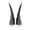 Black, variant on Suction Cup Demon Horns – Realistic Motorcycle Scooter Decoration, Quirky Vehicle Accessory