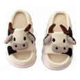 thumbnail image 1 of Pantuflas De Vaca Para Mujer Suaves Cómodas Lino Mudas, 1 of 3