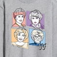 thumbnail image 3 of Golden Girls - Golden Girls Character Grid - Men's Long Sleeve T-Shirt, 3 of 5