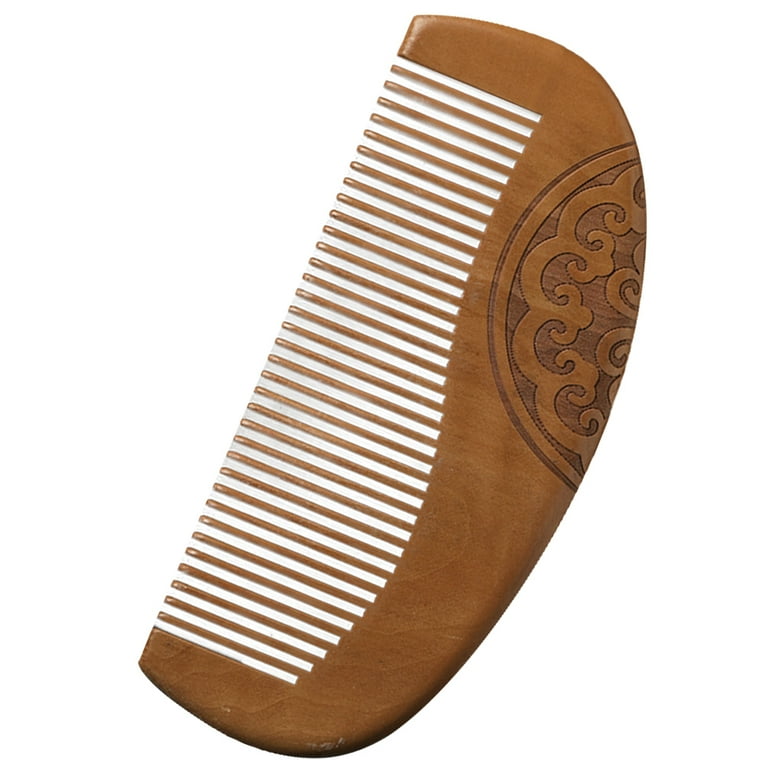 Wood Comb Fine Tooth Comb Chinese Style Comb Detangling Comb