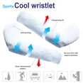 thumbnail image 4 of Basico Unisex Sports Cooling Arm Sleeves UV Protection Sunblock Armwarmers for Bike Hiking Golf Driving(Arm), 4 of 5