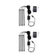 thumbnail image 2 of Kenally Tiras de luces LED para coche, Interior debajo del tablero, ventana trasera, lámpara de ambiente, Kit de decoración de vehículo activado por 48smd USB-Port 2piezas Kenally  CBP227733, 2 of 6