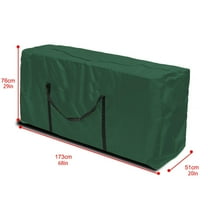 Large Outdoor Cushion Storage Bags, Waterproof Outdoor Patio Large Storage Container with Handles for Patio Furniture Christmas/Easter Tree and Daily Item