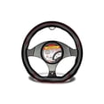 thumbnail image 1 of CUBREVOLANTE DE PIEL NEGRO FORMA "D", 1 of 3