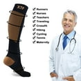thumbnail image 5 of Copper Compression Socks - Knee High for Running, Athtletics, Travel - 6 Pair, 5 of 7