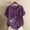 #1_Purple, variant on Summer Linen Tops for Women Floral Trends Tee Shirts Crew Neck Rolled Sleeve Shirts Plus Size Relaxed Fit Tumic Tops Business Casual Dressy Work Blouses