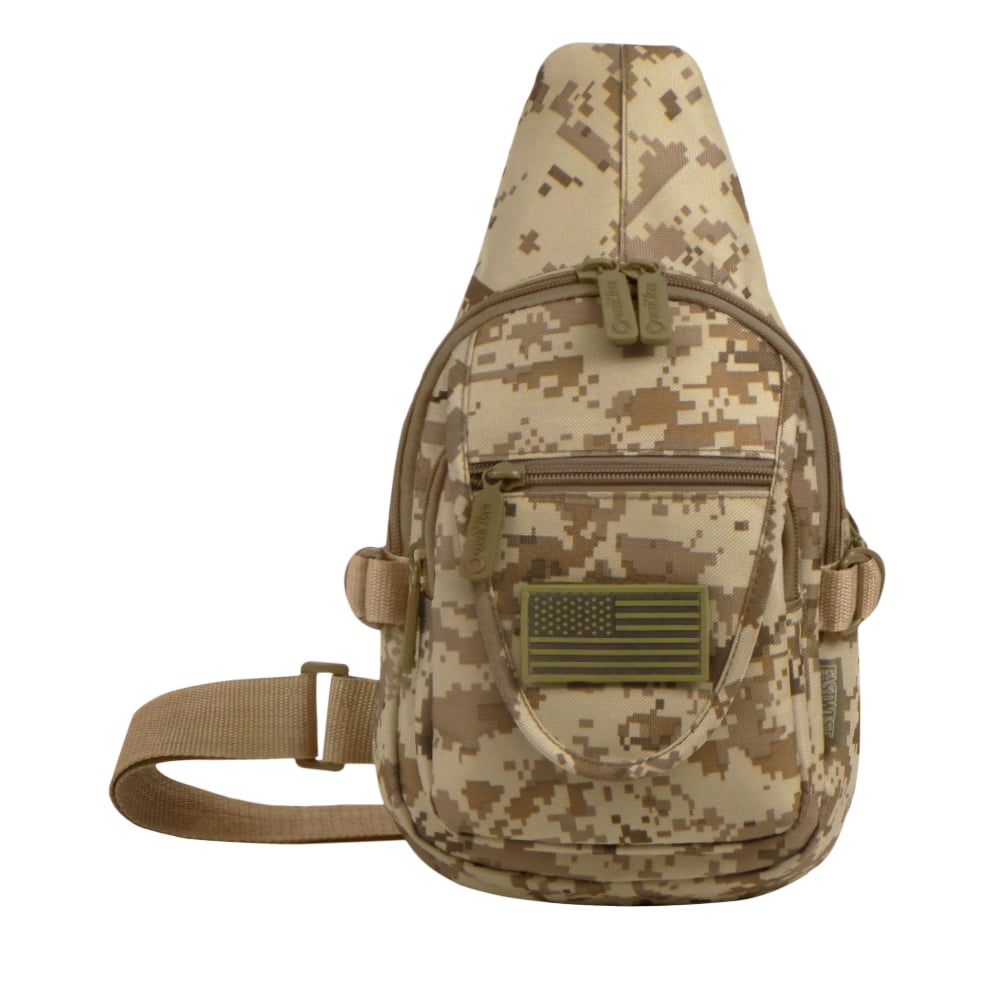 EastWest Men's Tactical Military Gun Case Messenger Sling Chest Shoulder Bag 