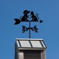 thumbnail image 1 of DYNWAVECA Weather Vane Wind Direction Indicator Farmhouse Garden Stake Ornament,Durable,Weathercock Measuring Tools Cat Dog Weathervane, 1 of 10