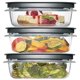 thumbnail image 1 of Set de almacenamiento de alimentos Utensilux Rubbermaid Premier 3 tazas x4, 1 of 5