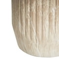 thumbnail image 5 of Christopher Knight Home Ribbed Side Table, Lightweight Concrete Round End Table for Indoor & Outdoor Use, Gold, 5 of 10