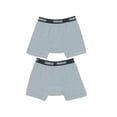 thumbnail image 3 of ToBeInStyle Men's Pack of 4 Cotton Boxer Brief Shorts - Basic Colors - Large, 3 of 4